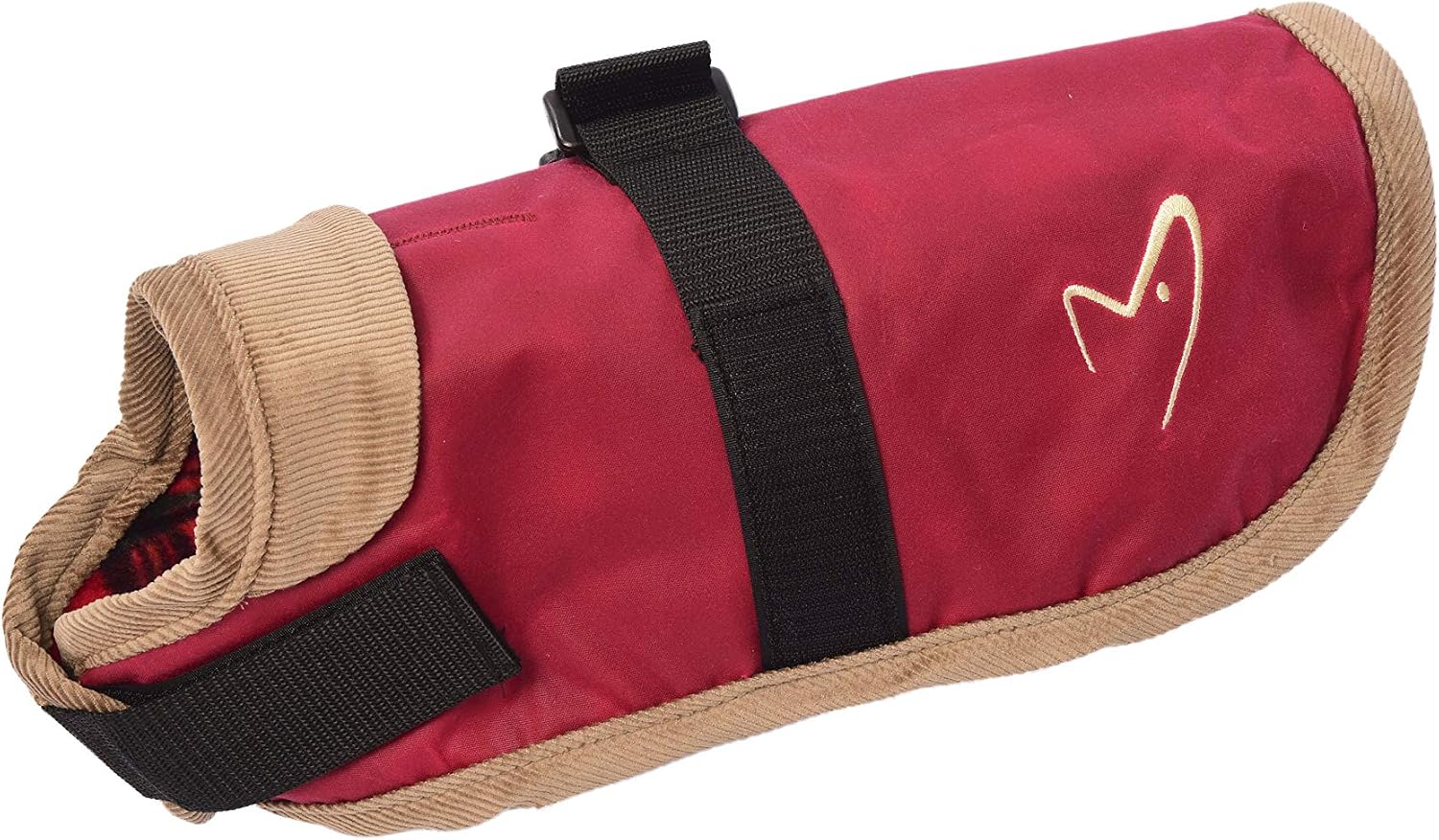 Gor Pets Edinburgh Wax Coat 25cm (10'') Red, 10 in (Pack of 1)