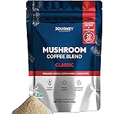 Mushroom Coffee with Collagen - Classic Blend – Adaptogenic Instant Coffee for Energy, Focus, & Mental Clarity – Enhanced with Lion’s Mane, Chaga, Cordyceps & L-Theanine (30 Servings)