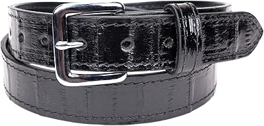 eel skin belt