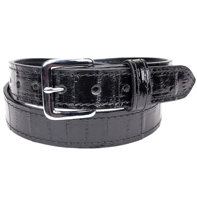 eel skin belt