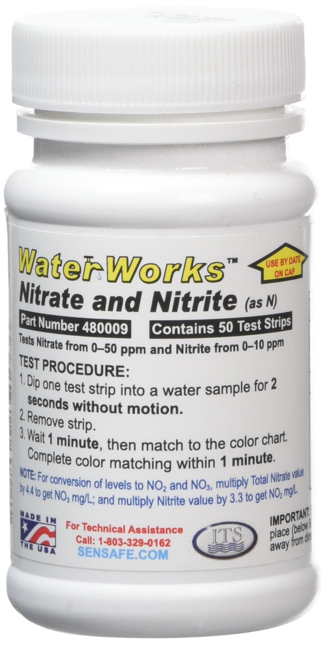 Waterworks 480009 Nitrates and Nitrites Water Test Strips Kit (50 test Strips)