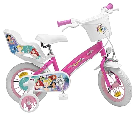 Toimsa 12 Zoll Kinderfahrrad Princess Mädchen 3 4 5 6 Jahren