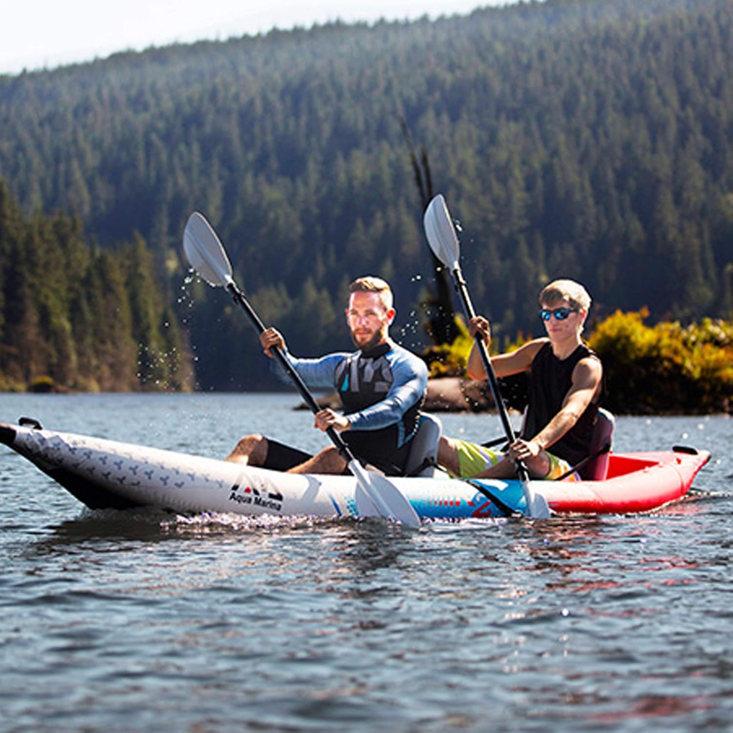 Amazon.com : Aqua Marina 2 Person Inflatable Professional Kayak - Betta : Sports & Outdoors