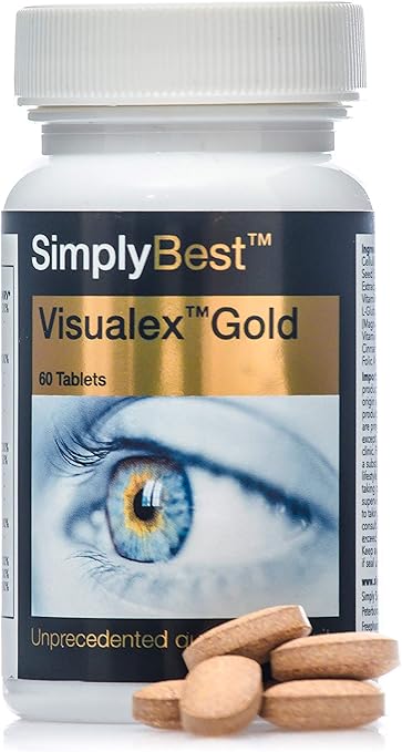 Visualex Gold 60 Tablets Care For Up To 2 Months Eye Support Simply Supplements Amazon De Drogerie Korperpflege