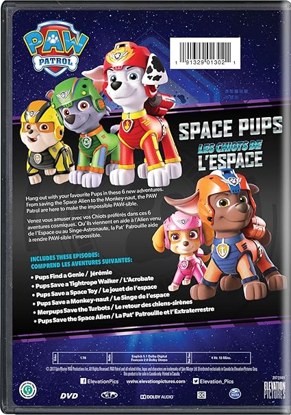 paw patrol space toy
