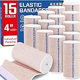 AZEN Premium 15 Pack Elastic Bandage Wrap 4
