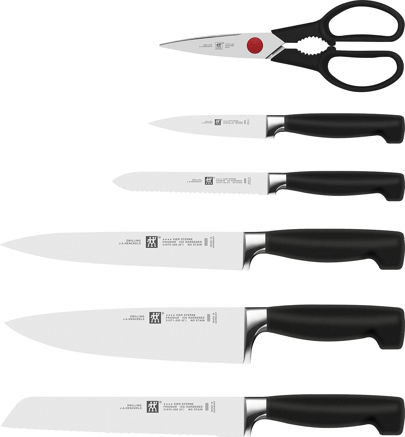 Zwilling 7-piece Self-Sharpening Knife Block Set, Wooden Block - Image 3
