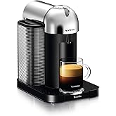 Nespresso Vertuo Coffee and Espresso Machine by Breville (Chrome) (Renewed)