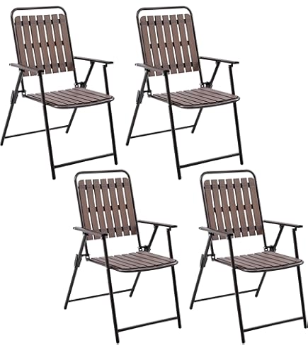 Adirondack Chairs Costway Set Of Patio Folding Chairs Sling