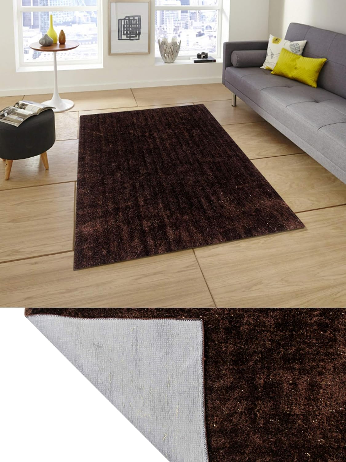 Buy HOMERICA Carpet for Home Living Room, AntiSkid Rubber Back