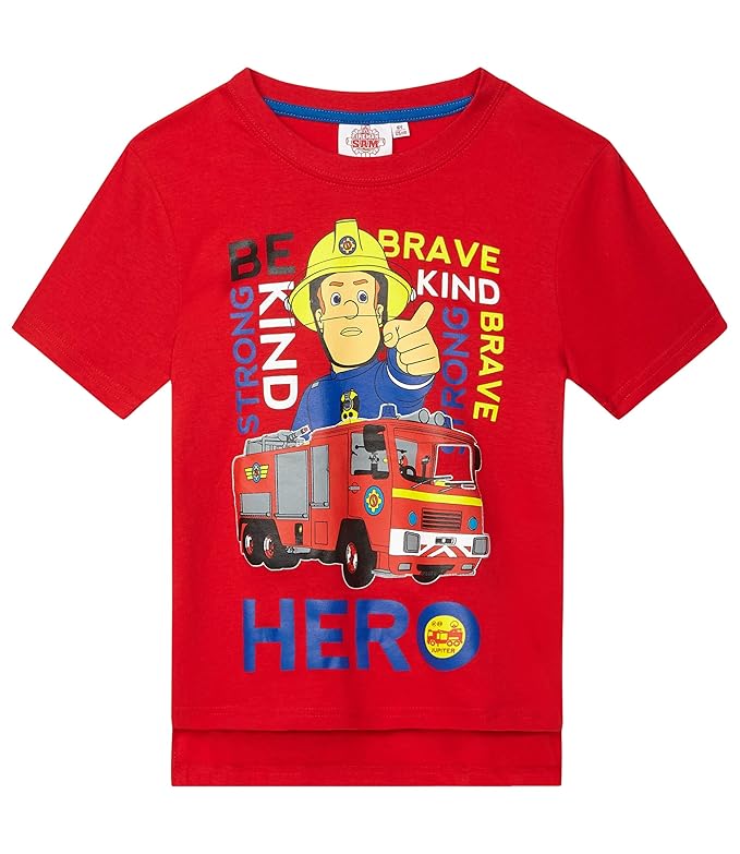 Feuerwehrmann Sam Jungen T-Shirt