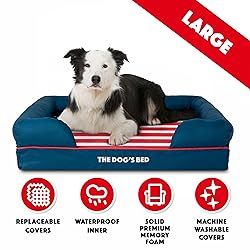 The Dog’s Bed Orthopedic Dog Bed Large Blue