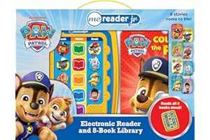 Nickelodeon PAW Patrol: Chase, Skye, Marshall, and More! - Electronic Me Reader Jr. 8 Sound Book Library - PI Kids