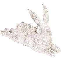 Amazon.com: Creative Co-Op Decorative Resting Rabbit with