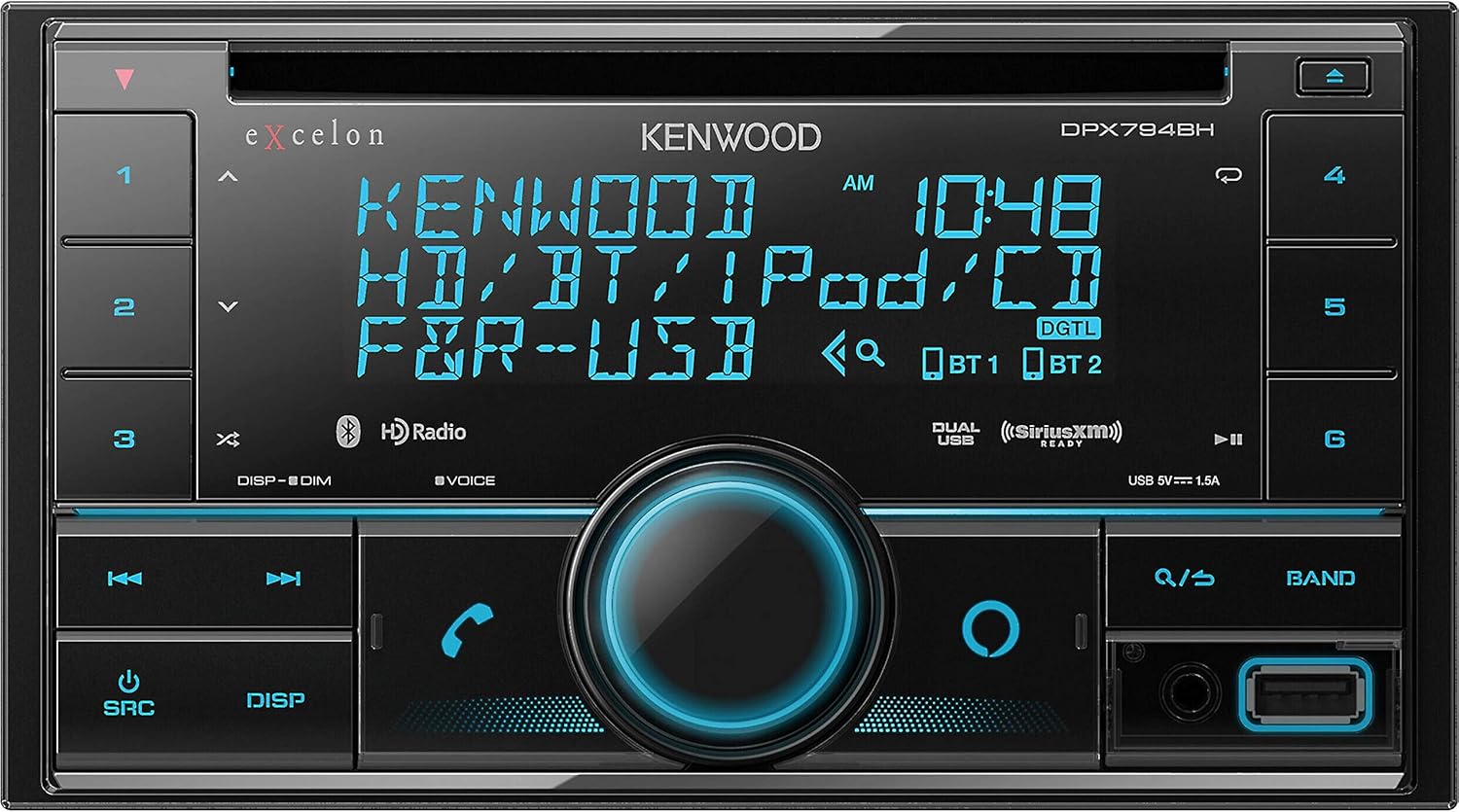 kenwood car music system with bluetooth