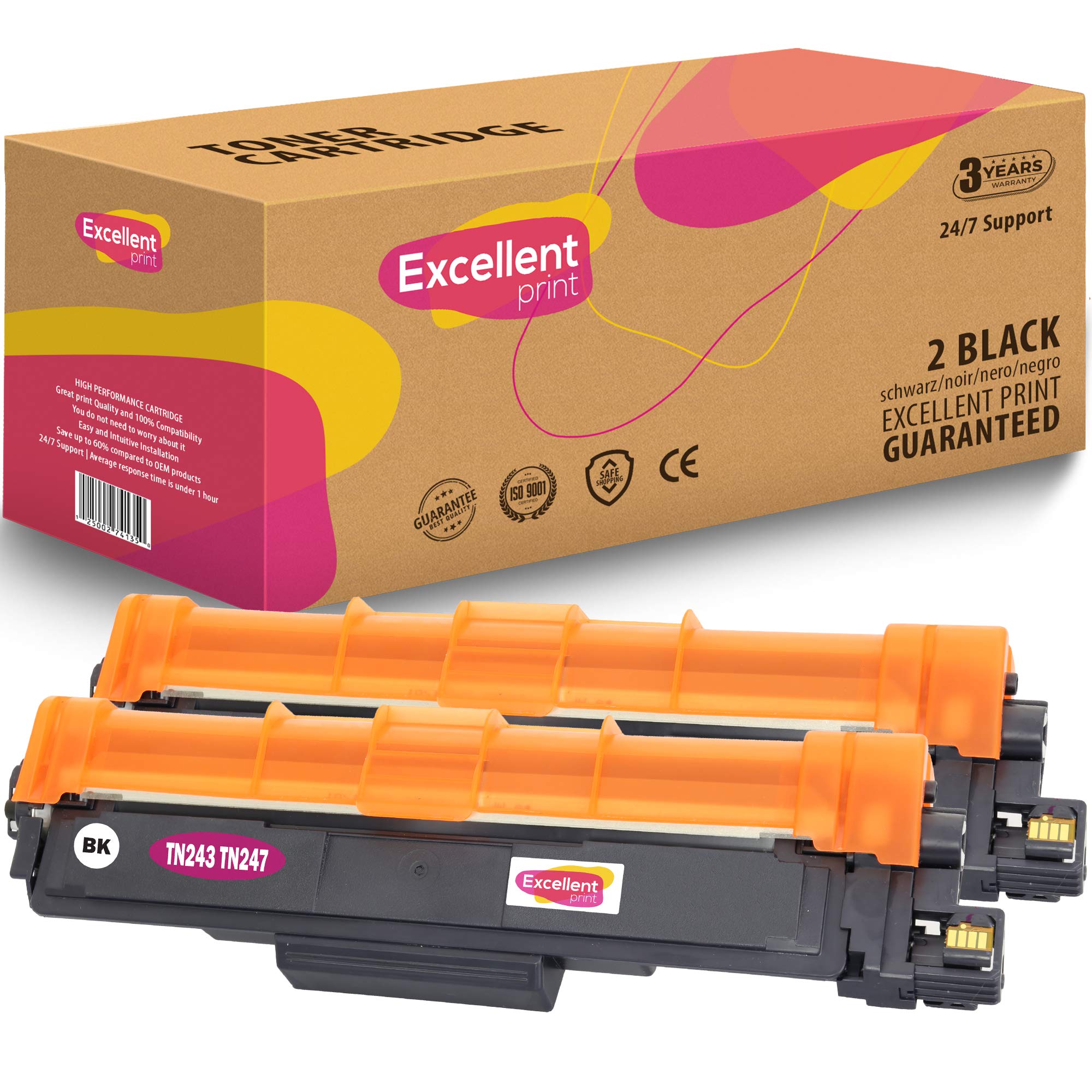 Excellent Print TN-243 TN-247 Compatible Toner cartridge for Brother DCP-L3550CDW HL-L3210CW DCP-L3510CDW HL-L3230CDW