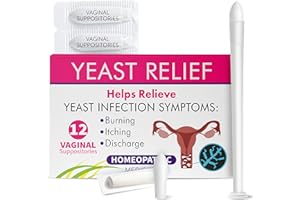 TERRAMED JUST THINK COMFORT Yeast Infection Treatment for Women | Boric Acid Suppositories For Women | Helps Relieve Itching & Irritation | Vaginal Aid for Inflammation, Dryness & Watery Discharge | 12 Vaginal Suppositories