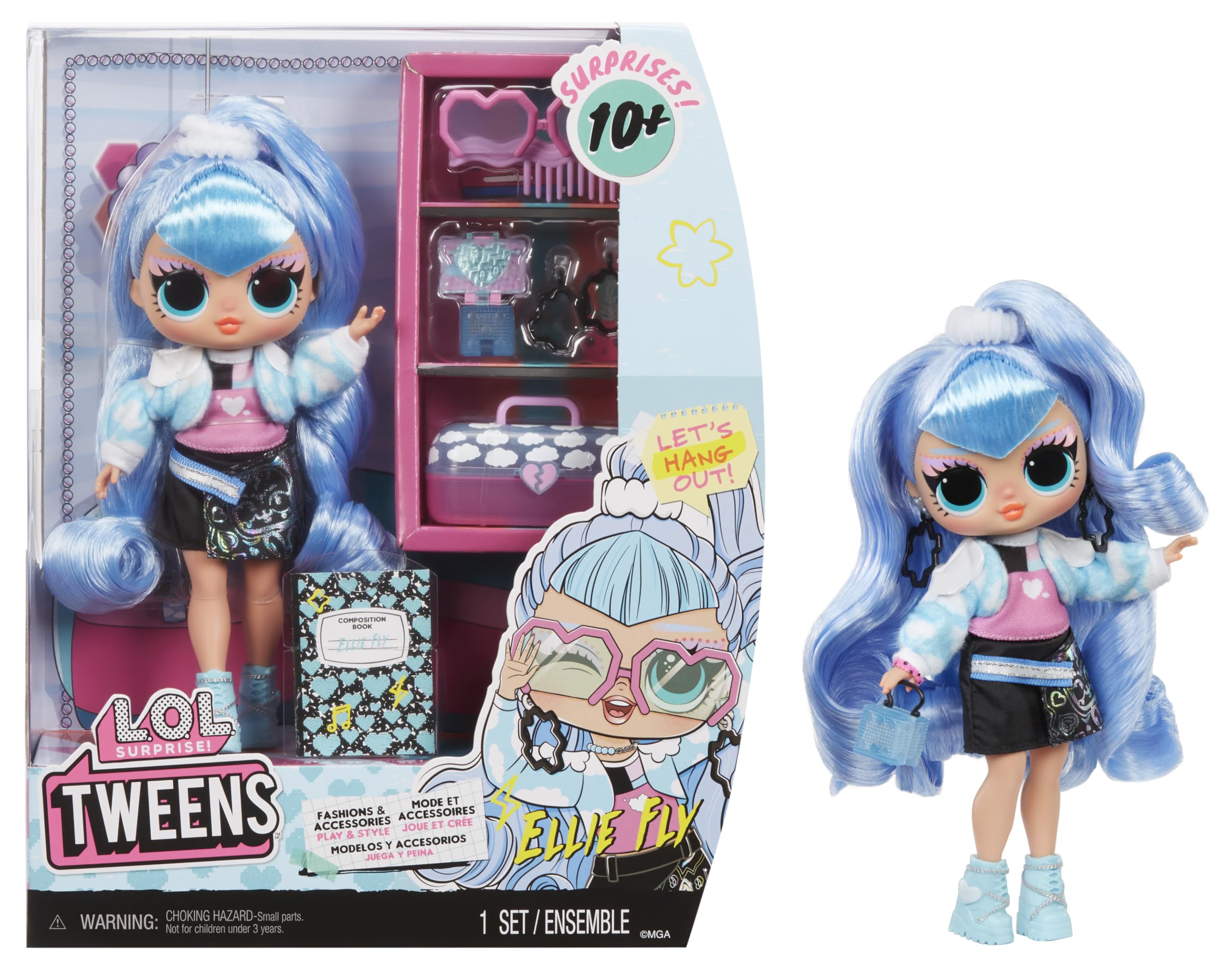 L.O.L. Surprise! Tweens - Fashion Doll Ellie Fly - With 10+ Surprises and Fabulous Accessories – Great for Kids Ages 4+, Blue — image 1