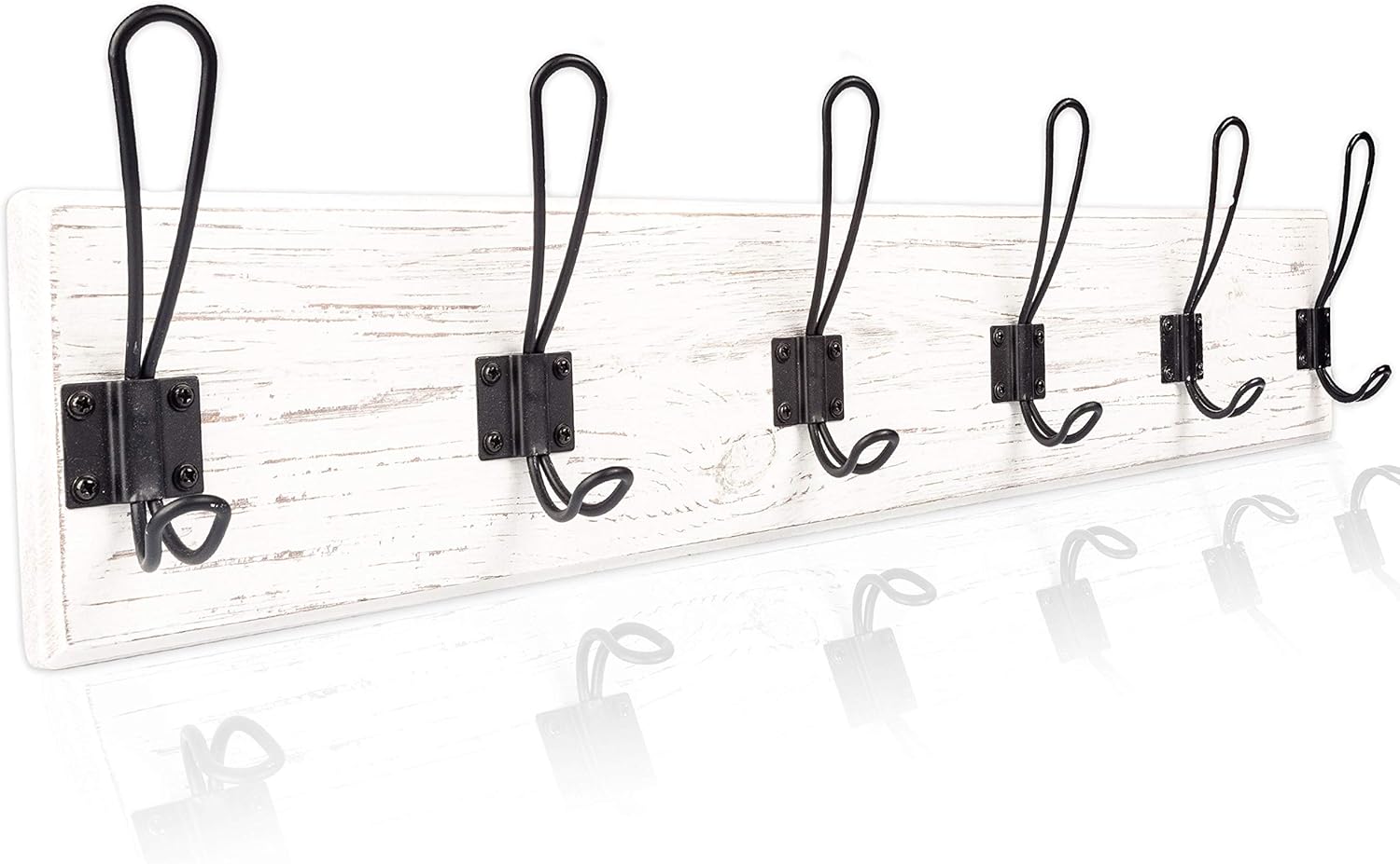 Best Wall Mounted Coat Rack 6 Hooks
