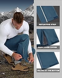 Outdoor Ventures Men's Rain Pants Waterproof Rain