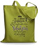 Lustig bedruckte Stofftasche Lustiger Spruch Wenn ich wüsste