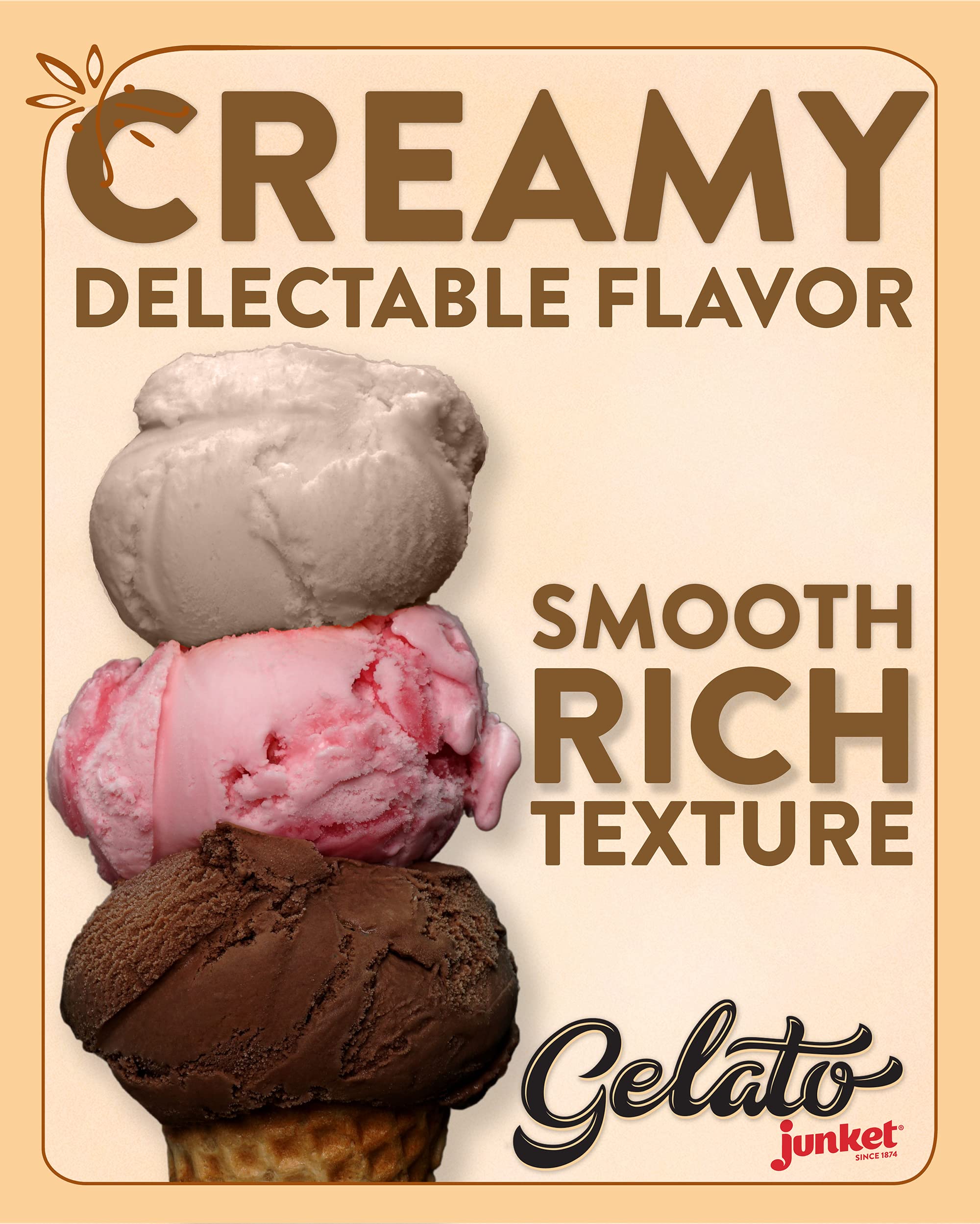 Junket Gelato Mix Strawberry Cheesecake Homemade Gelato Ice Cream Mix