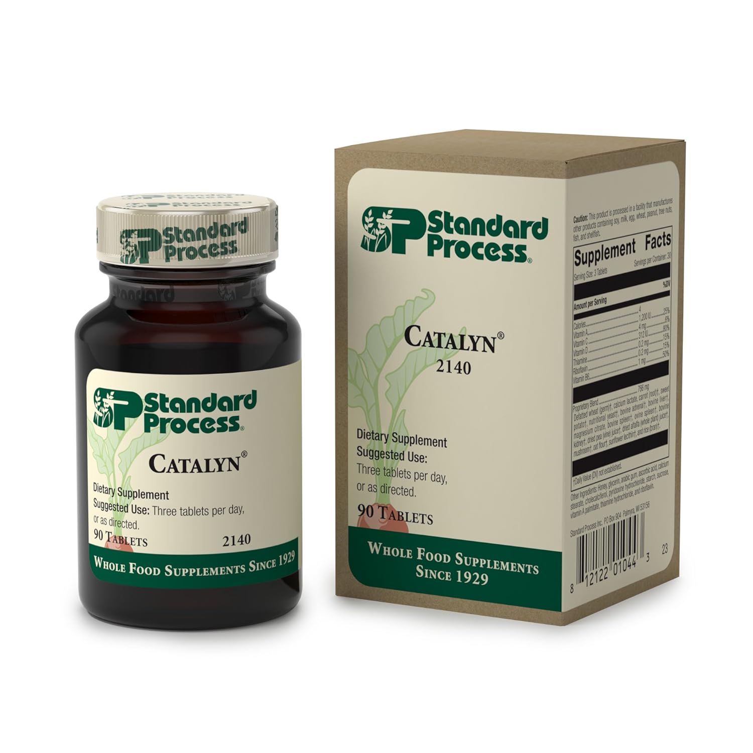 Standard Process Catalyn Vitamins A, B6, C, D, Thiamin, 90 Tablets