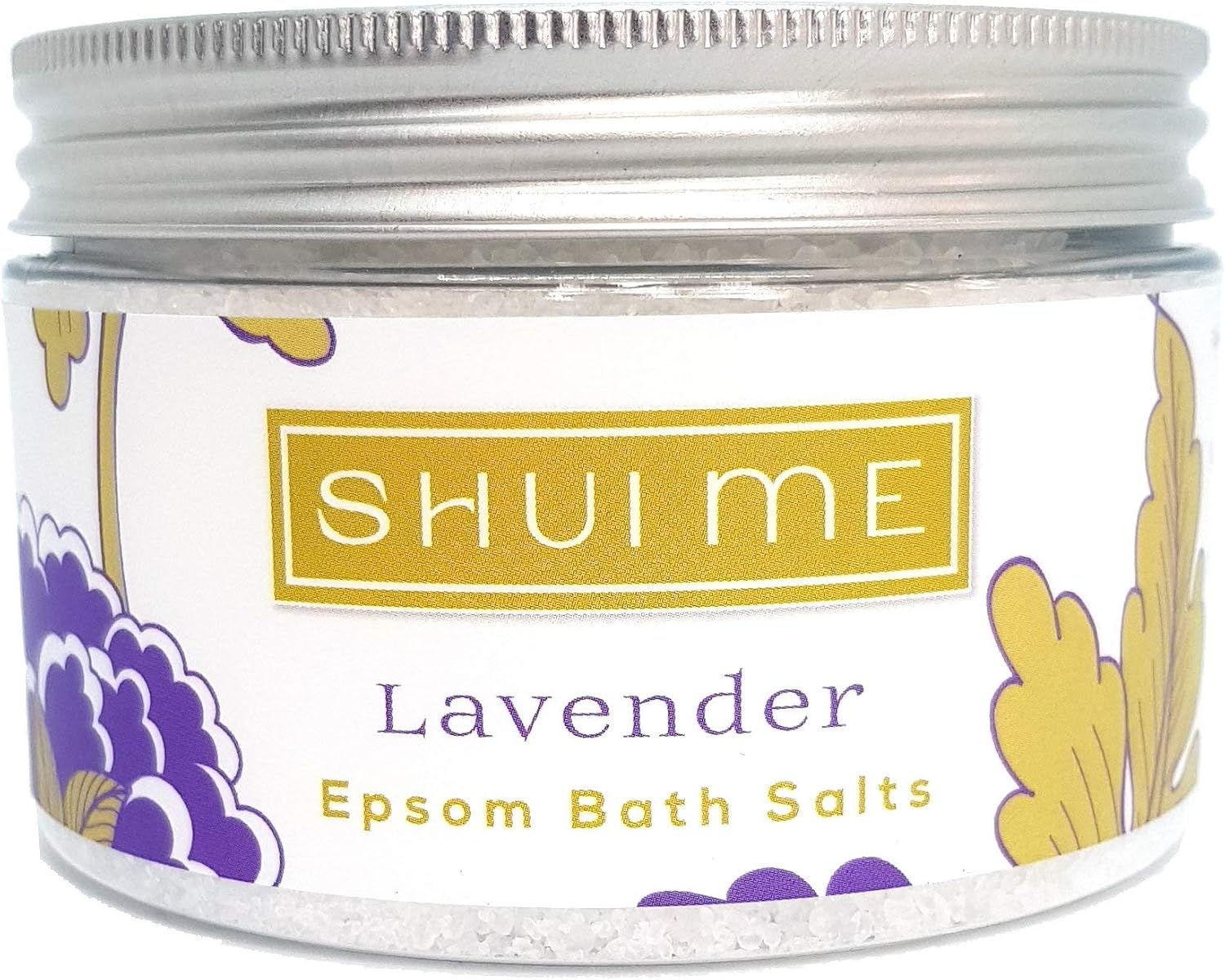 Shui Me Lavender Epsom Bath Salts 300g Infused with Pure Lavender Essential Oil, 300 g (Pack of 1)