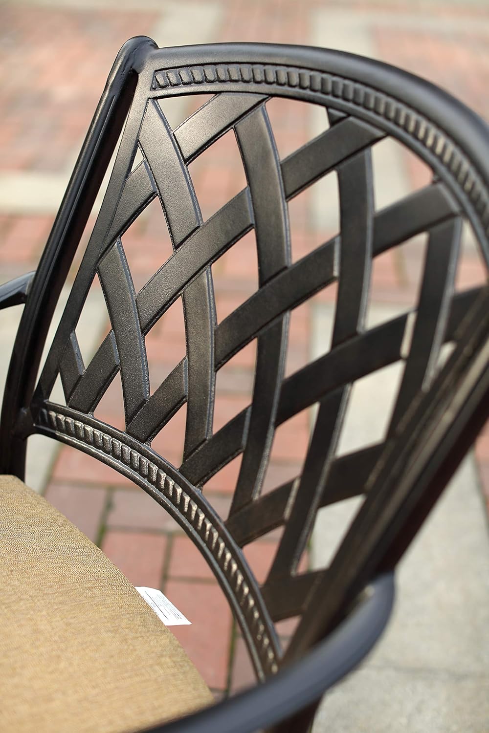 darlee patio furniture replacement cushions on Patio Seating Set Of 6 Antique Bronze Darlee Cast Aluminum Ocean View Swivel Bar Stool With Cushions Patio Furniture Accessories