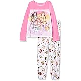 Girls Multi Princess 2-Piece Pajama Set
