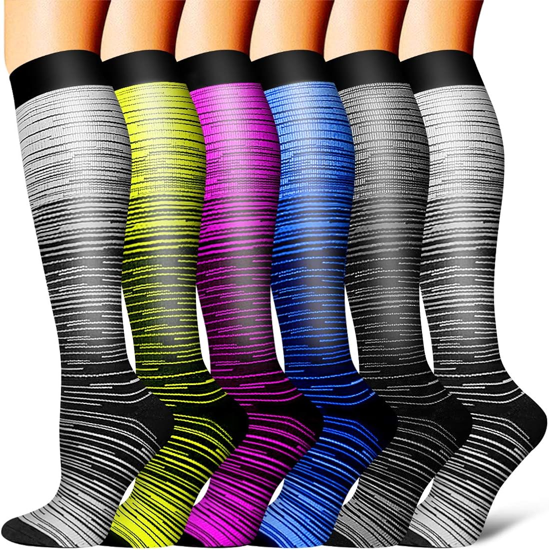 Laite Hebe Compression Socks Women & Men - Best for Running, Athletic Sports, Flight Travel at  Women’s Clothing store