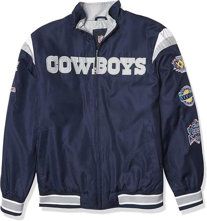 Dallas Cowboys NFL mens Quarterback Varsity Jacket Amazon.co.uk Clothing