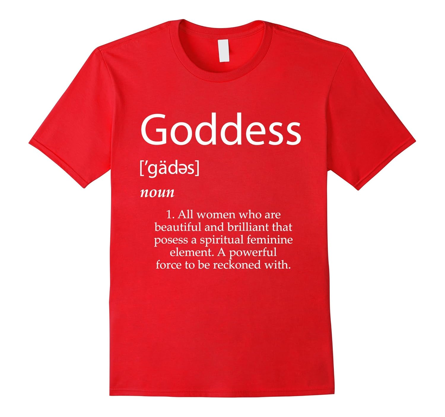 Goddess Definition Shirt Feminism Girl Power