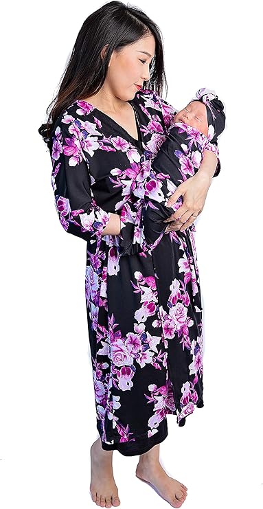 nursing robe and swaddle