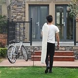 SONGMICS Double Hammock with 2 Pillows 210 x 150 cm 300 kg Beige GDC22M view 5