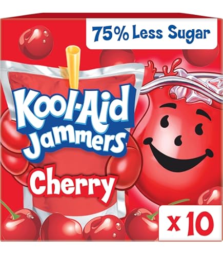 あめ Amazon.com : Kool-Aid Jammers Artificially Flavored Drink, 10
