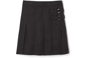 French Toast Girls Adjustable Waist Pleated-Front Two-tab Scooter