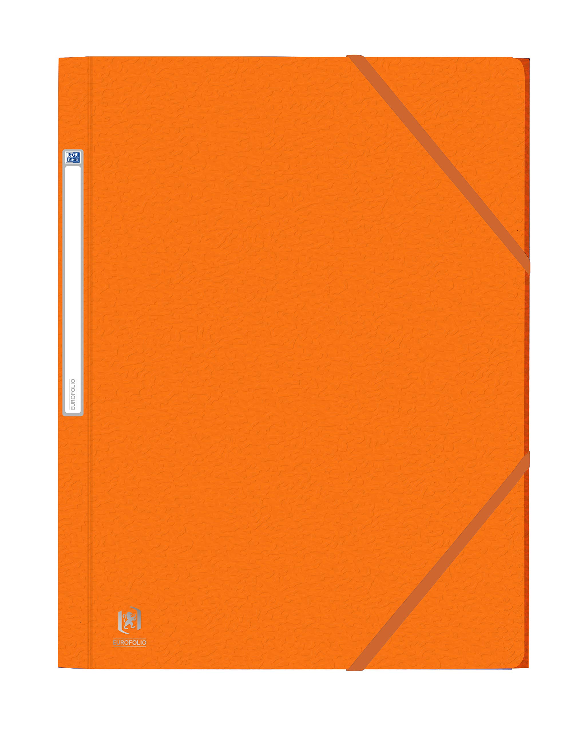 Oxford Eurofolio Elastomap A4 Pack of 10 Orange