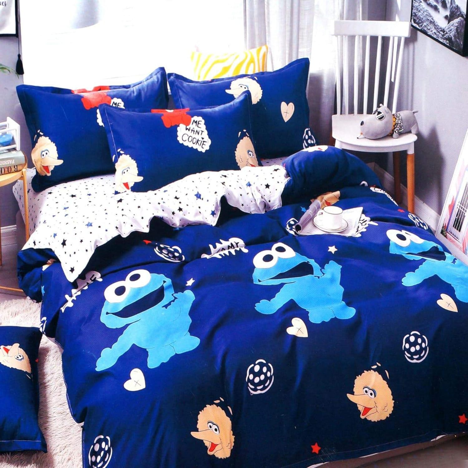 cartoon print bedsheet