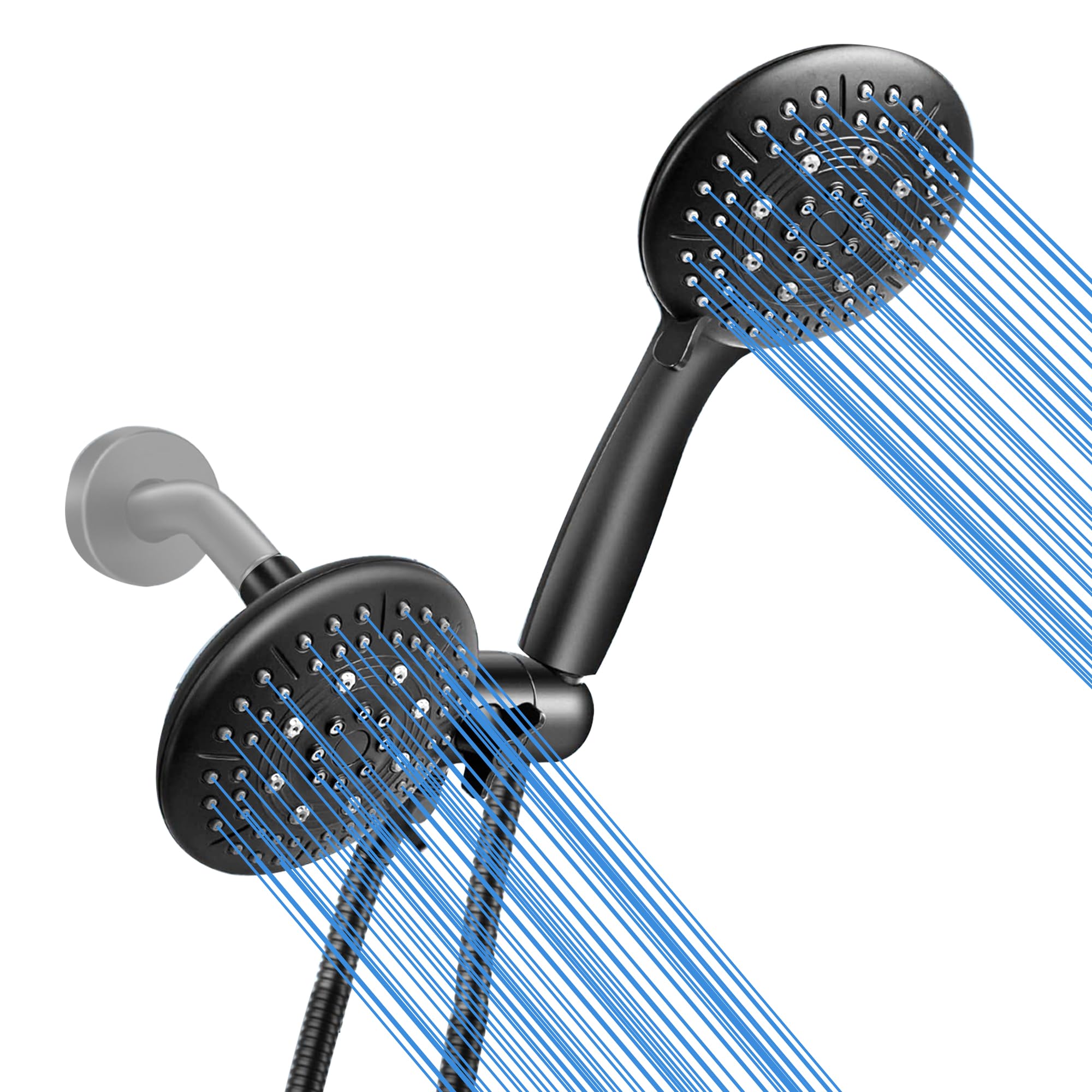 BLTFAUCER 48-Setting High Pressure 3-Way Shower Combo - 4.7