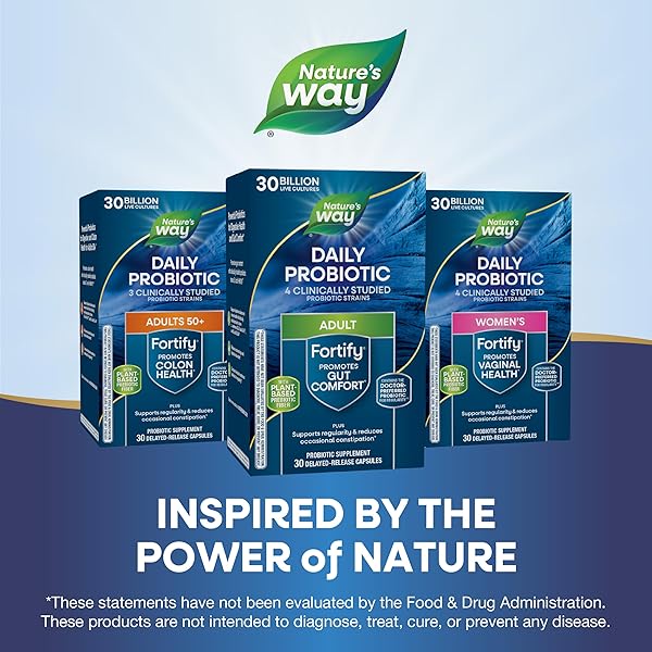 NW FORTIFY DAILY PROBIOTI SIZE 30EA NATURE’S WAY FORTIFY DAILY PROBIOTIC 30EA