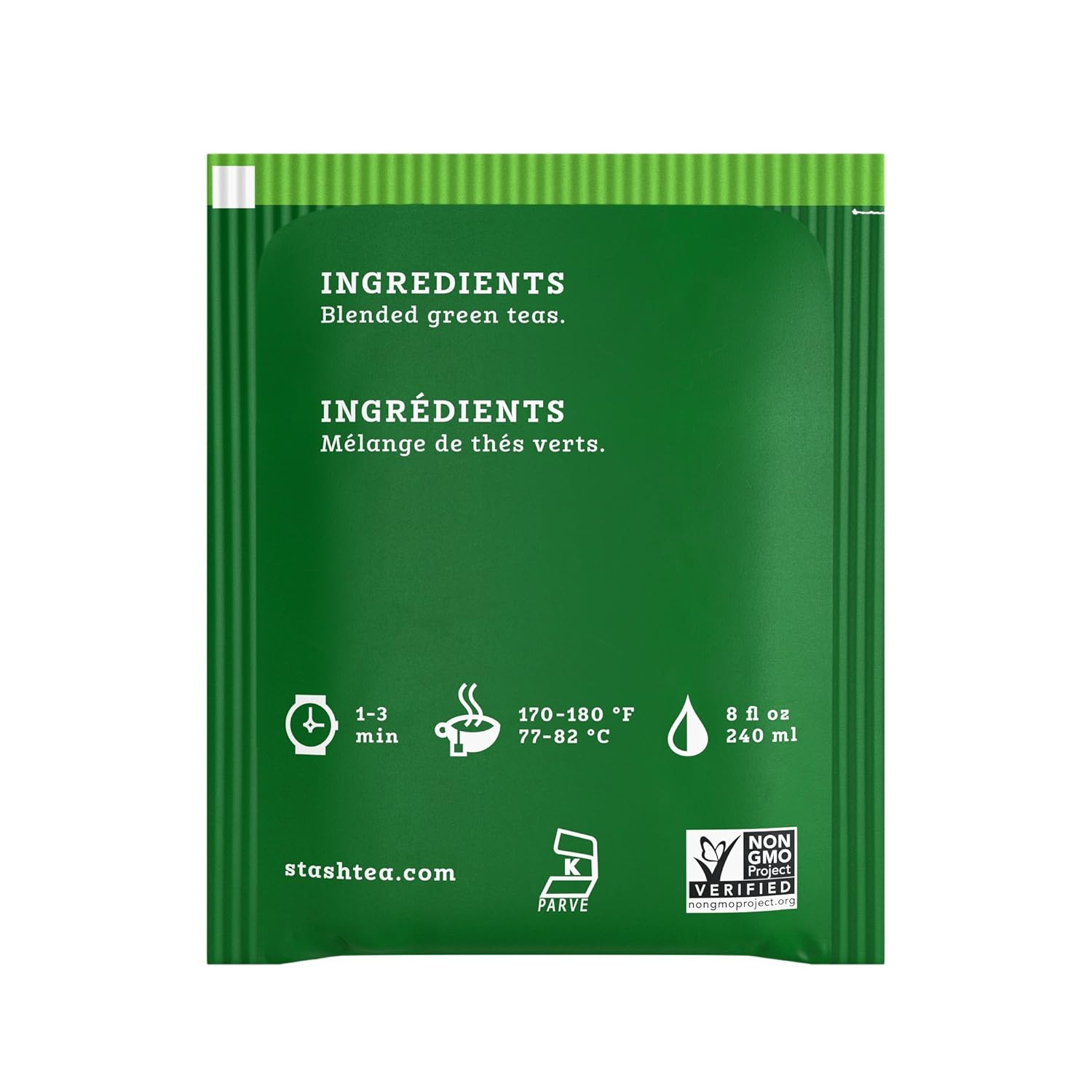 Stash Tea Premium Green Tea 100 Count Box of Tea Bags in Foil : Oolong Teas : Grocery & Gourmet Food