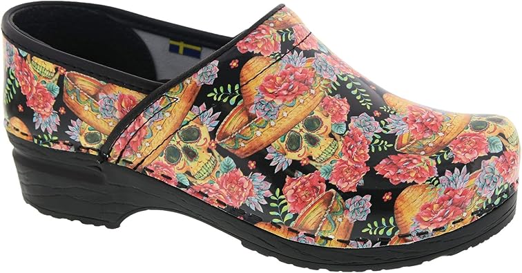 sugar skull clogs