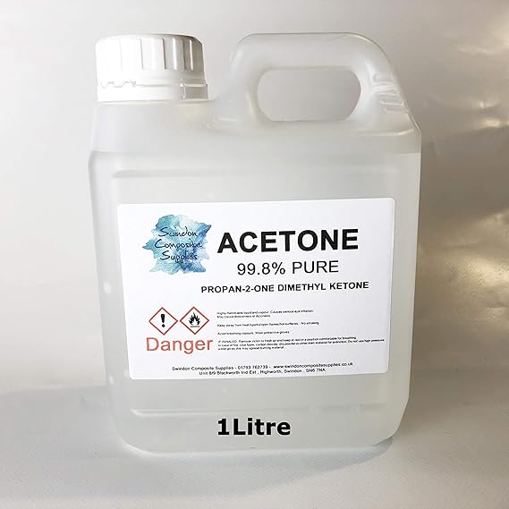 Acetone 99.6 Pure High Quality,Nail Varnish Remover 1Litre Amazon