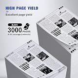 Q-image Black Toner TN2420 2410 Replacement for Brother HL MFC Printers 2 Pack view 3