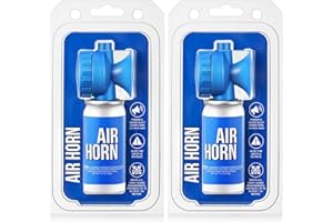 Saillong 1.4oz Marine Boat Air Horn, Loud Air Horns for Safety, Mini Small Blow Fog Bear Horn, Meet Coast Guard, Emergency Use for Marine Boating Sporting Events Outdoor Alarm