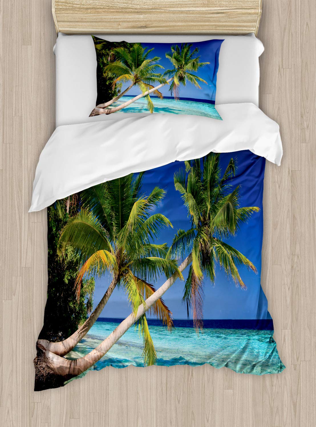 Türkis Marineblau Grün Malediven Bay Resort Kuscheligform Top Qualität