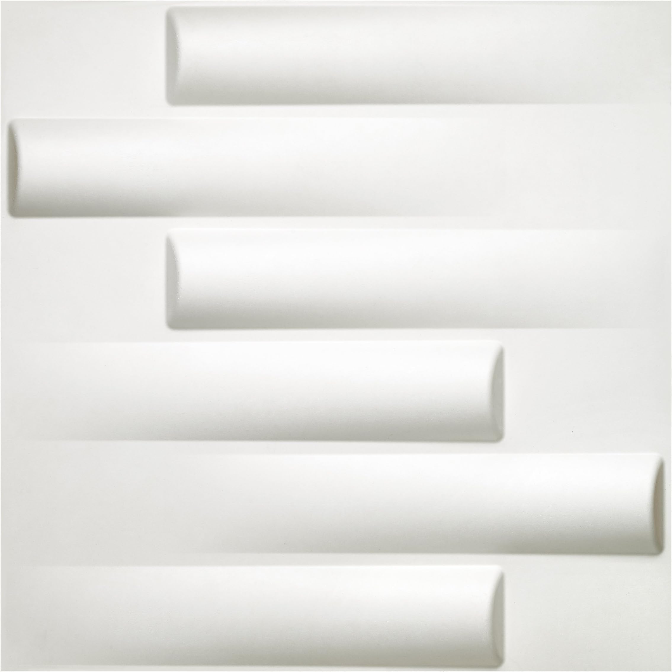 Donny Osmond Home 3DWTLOGS06 Logs 3D Self Adhesive Wall Tiles, 10-Pack