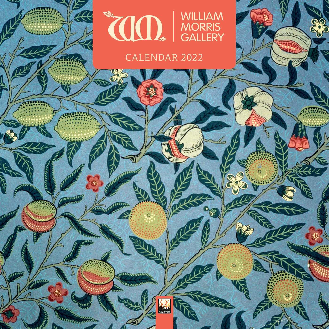 William Morris Gallery William Morris Wall Calendar 22 Art Calendar Flame Tree Studio Amazon Com Books