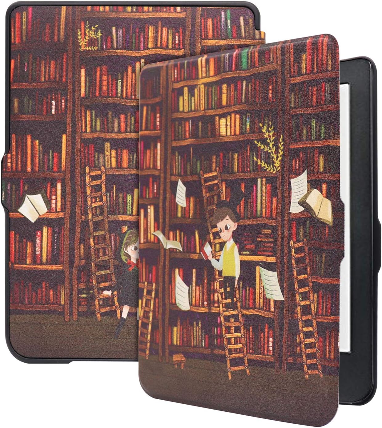 Kobo Clara HD Case - Ratesell Premium Folio Smart-Shell Stand Slim Lightweight Case Cover with Auto Sleep/Wake for Kobo Clara HD Tablet (Reading boy)